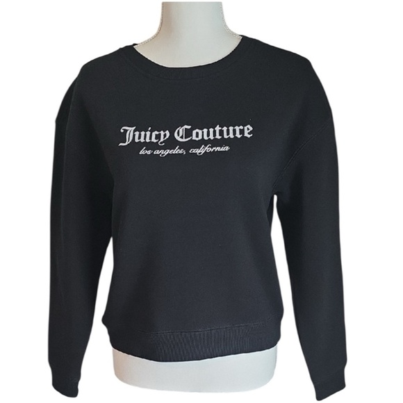 Juicy Couture Black Crew Neck Sweater small new - Picture 2 of 6